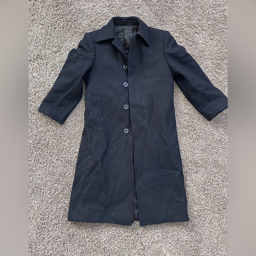 Classic Navy Blue Kids Trench Coat